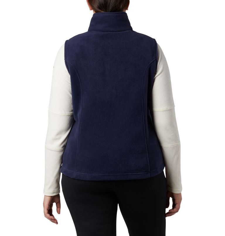 Women's Columbia Benton Springs Vest Navy | Plus Size CA-X60A8